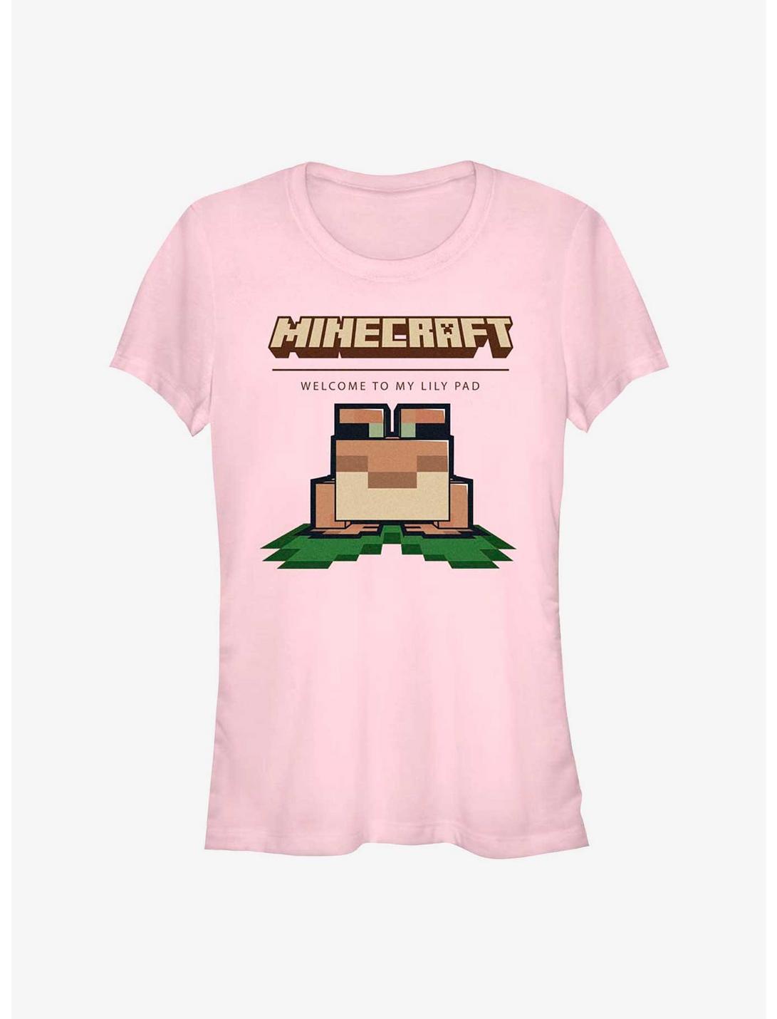 Minecraft Welcome Frog Girls T-Shirt, LIGHT PINK, hi-res