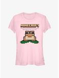 Minecraft Welcome Frog Girls T-Shirt, LIGHT PINK, hi-res