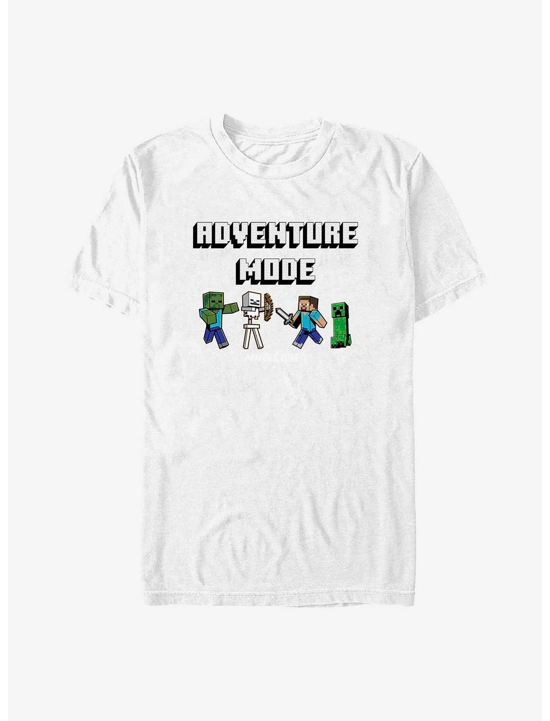 Minecraft Adventure Mode T-Shirt, WHITE, hi-res