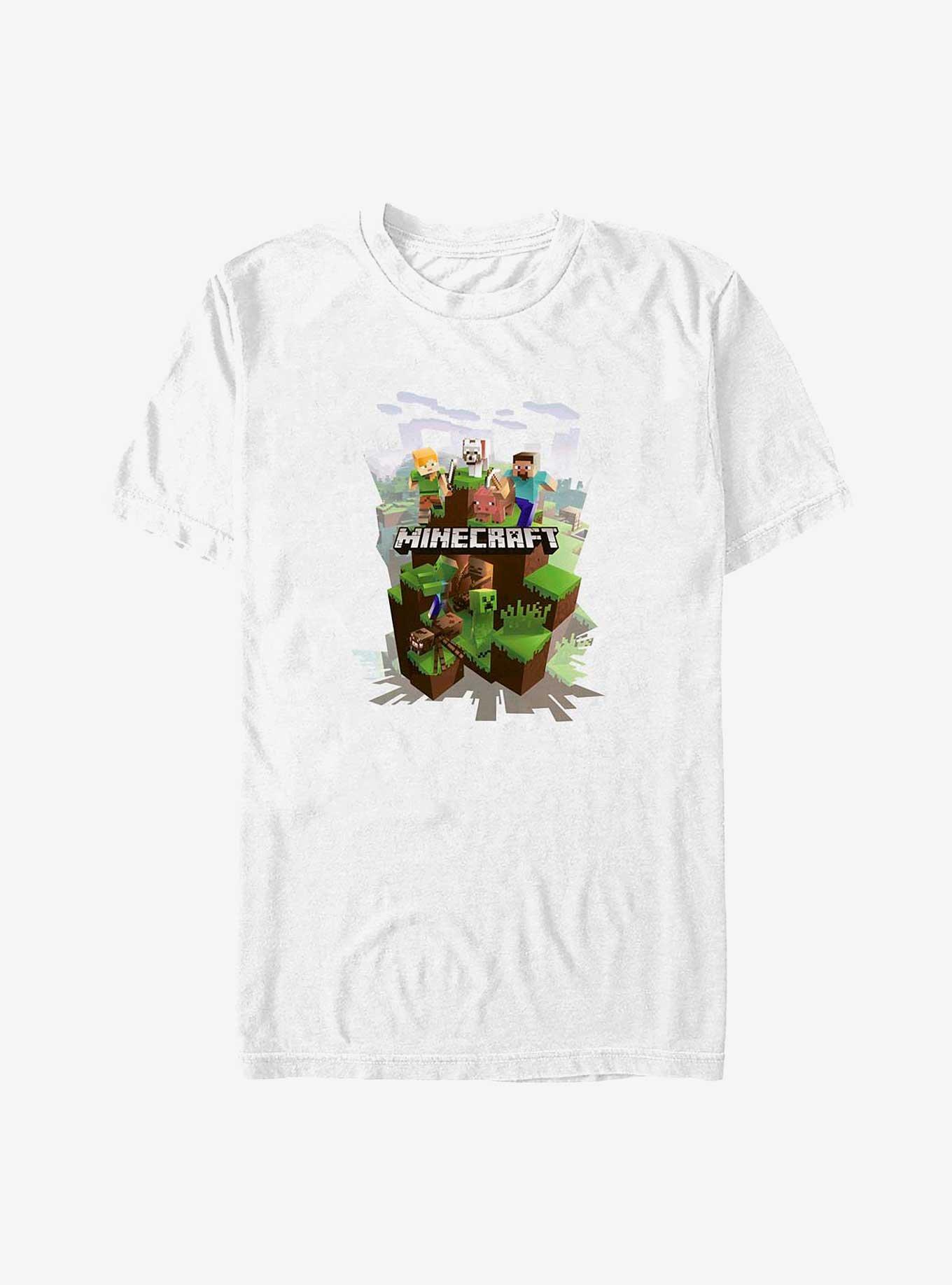 Minecraft Adventure Biome T-Shirt, WHITE, hi-res
