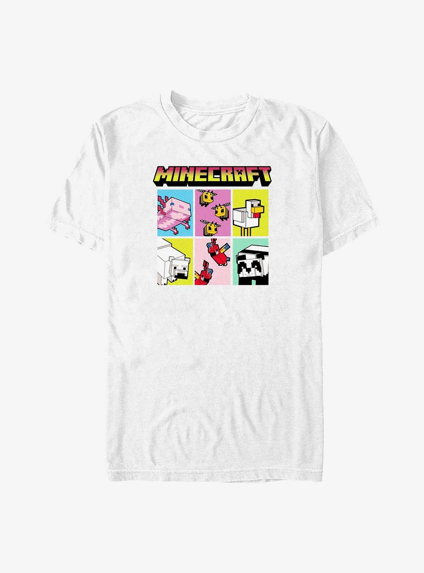 Minecraft Animals T-Shirt, WHITE, hi-res