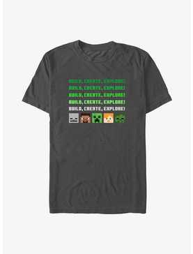 Minecraft Character Heads T-Shirt, , hi-res
