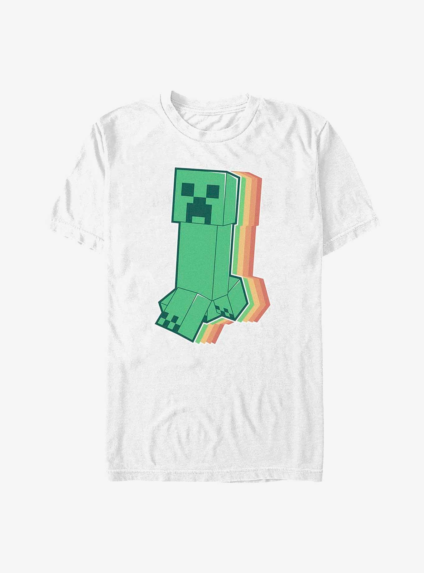 Minecraft Creeper T-Shirt, WHITE, hi-res