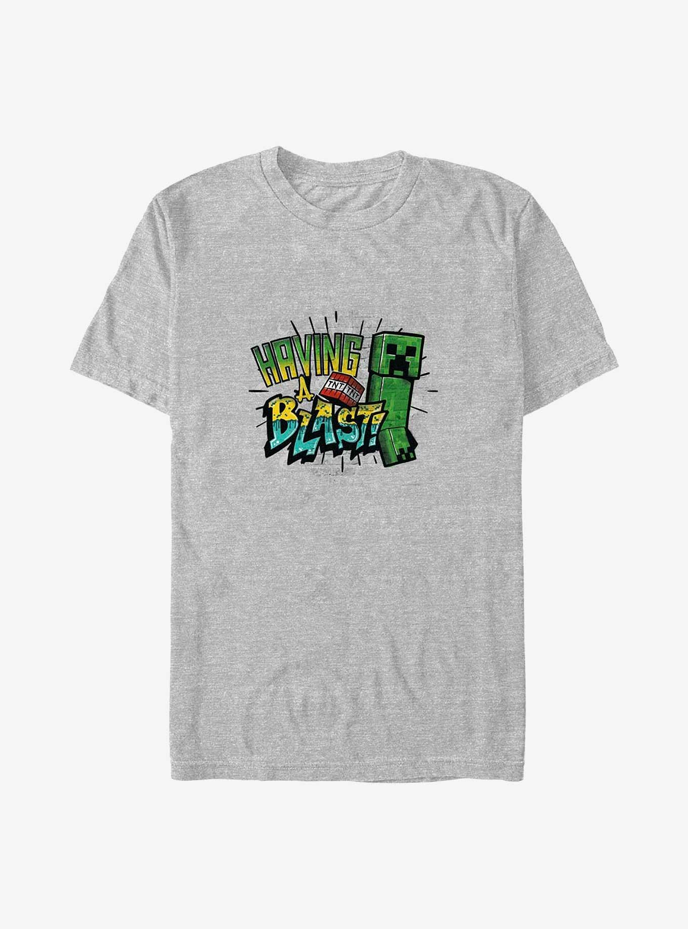 Minecraft Creeper Blast T-Shirt, ATH HTR, hi-res