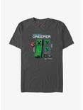 Minecraft Creeper Intel T-Shirt, CHARCOAL, hi-res
