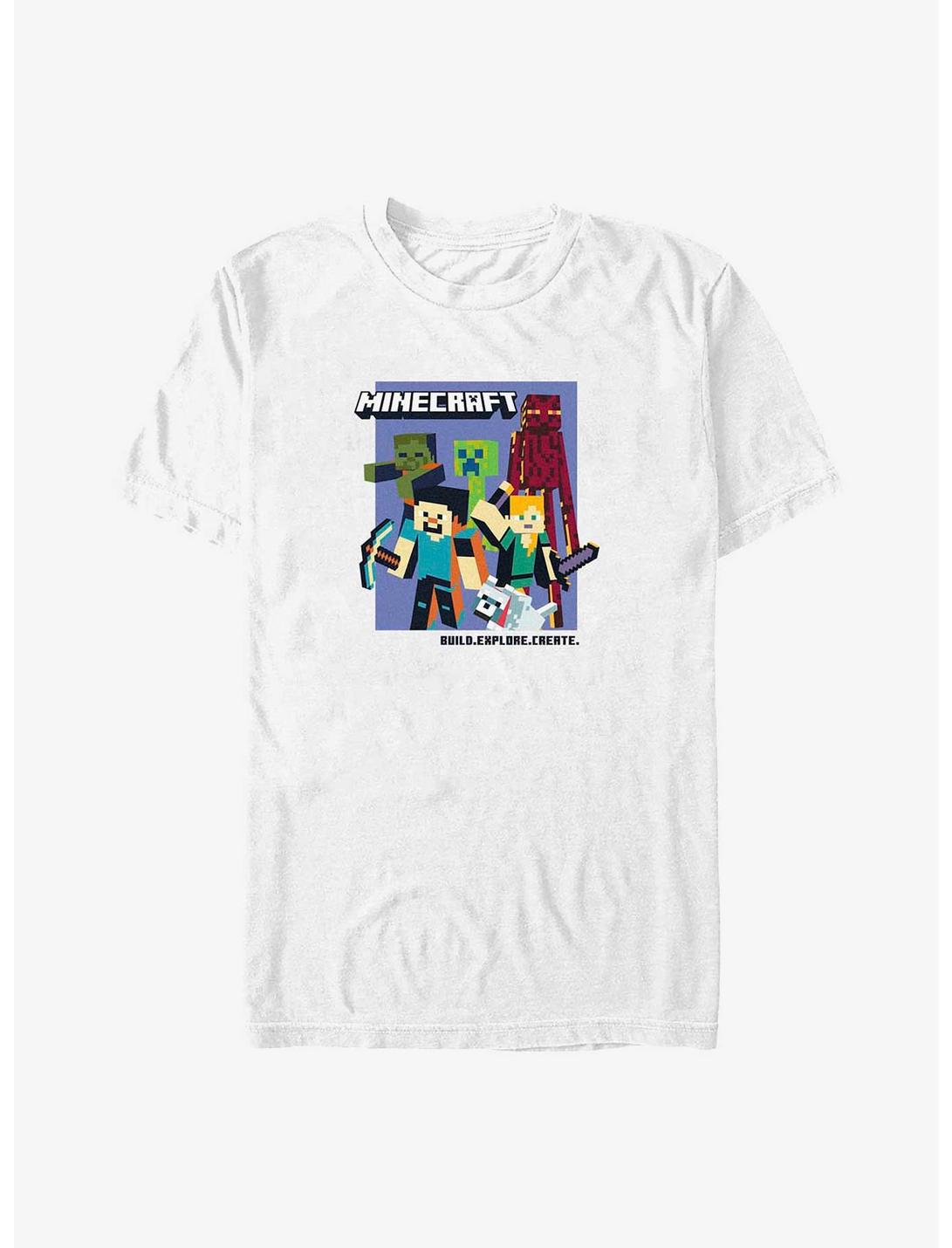 Minecraft Gang T-Shirt, WHITE, hi-res