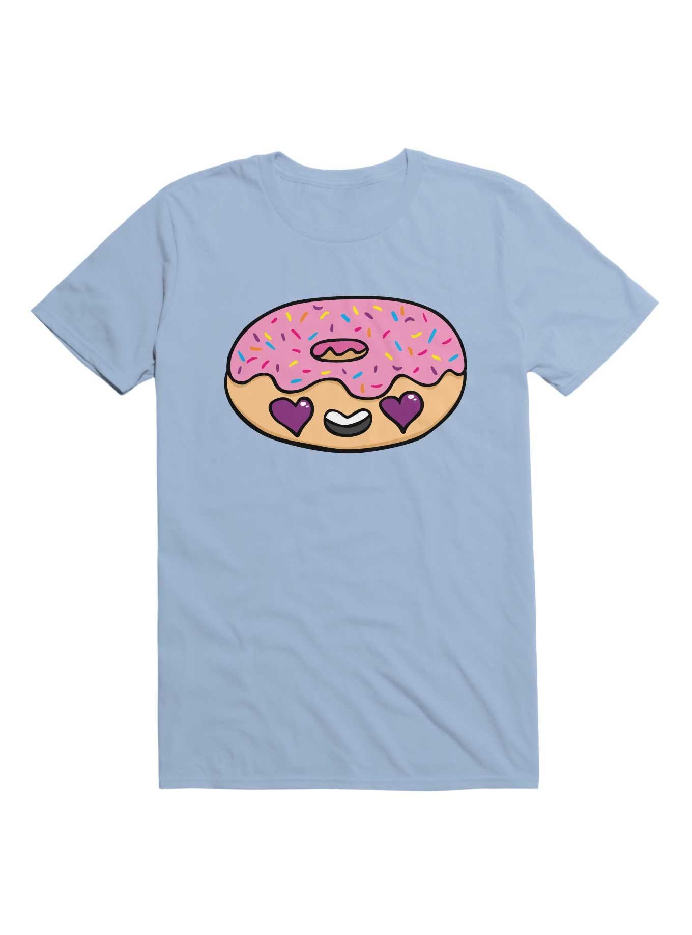 Kawaii Donut Love - Super Cute Kawaii T-Shirt, LIGHT BLUE, hi-res
