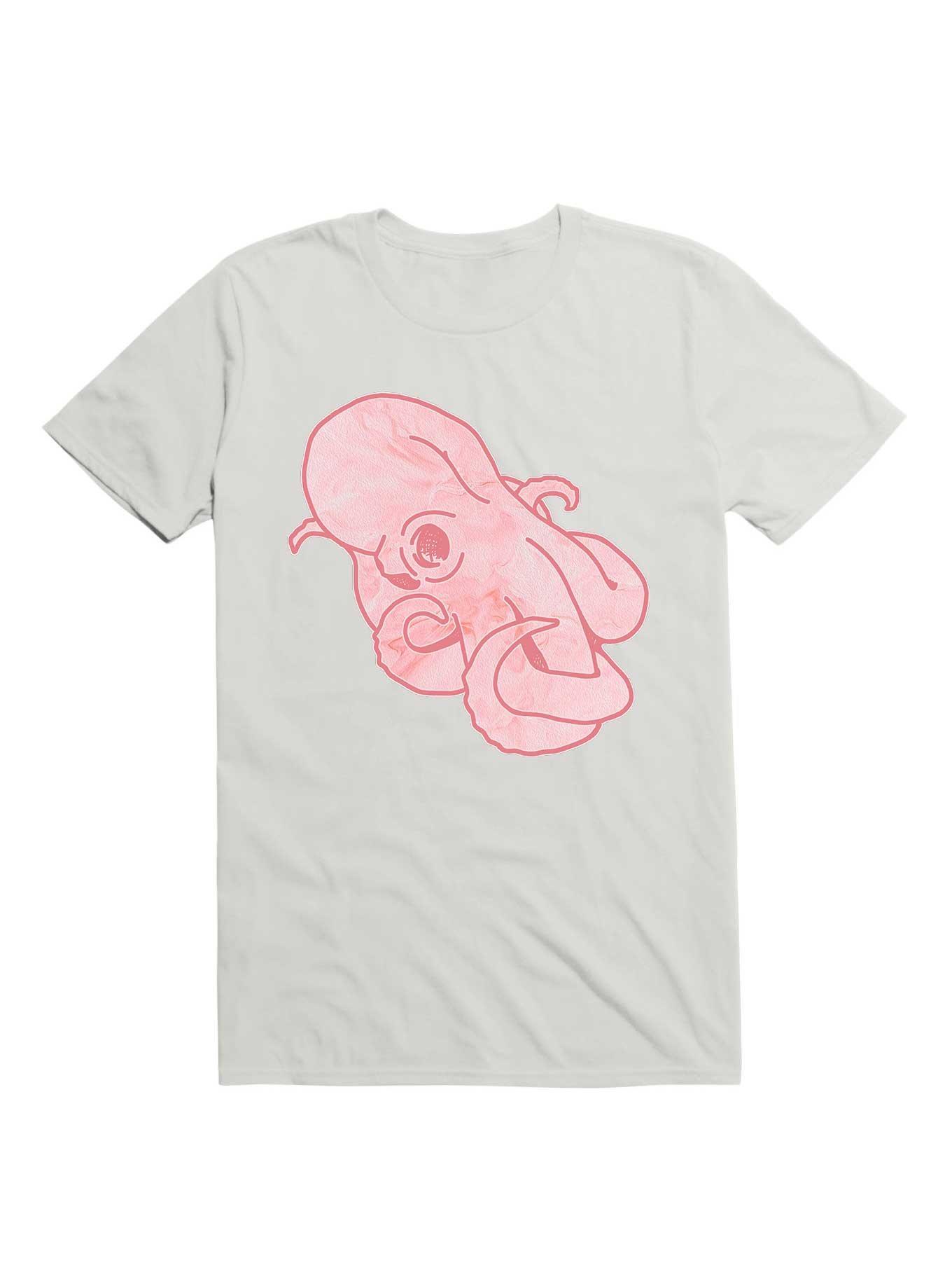 Kawaii Colorful Octopus - Strawberry Milk Squid Tie Dye T-Shirt, , hi-res