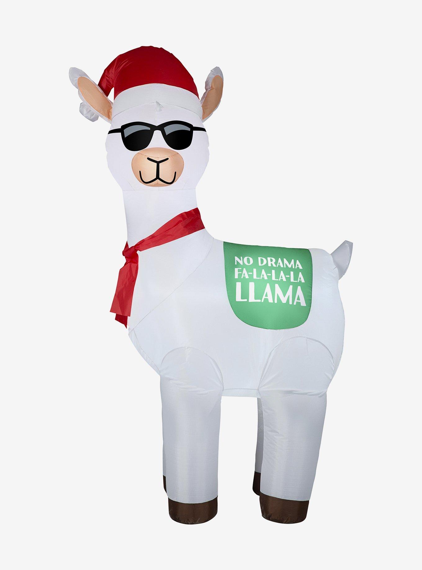 Christmas Llama Fa la la Llama Holiday Leggings