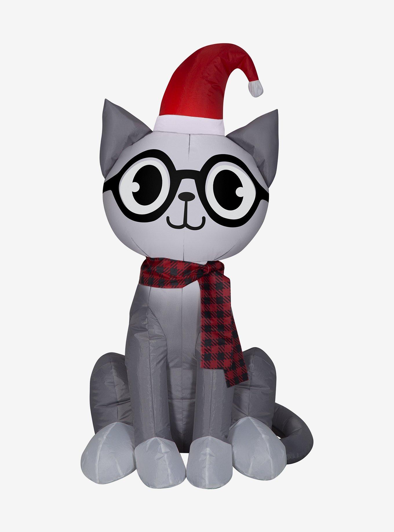 Airblown Nerdy Cat, , hi-res