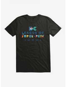 DC League of Super-Pets Character Font T-Shirt, , hi-res