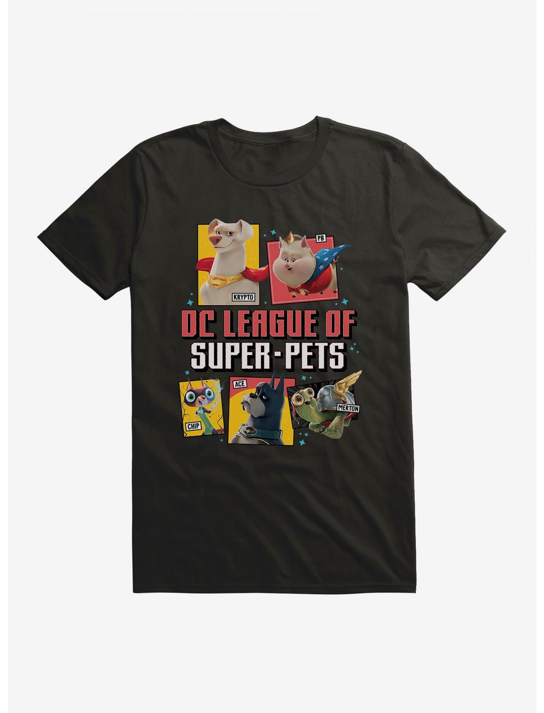 DC League of Super-Pets Group Comic Style T-Shirt, , hi-res
