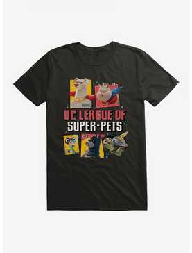 DC League of Super-Pets Group Comic Style T-Shirt, , hi-res