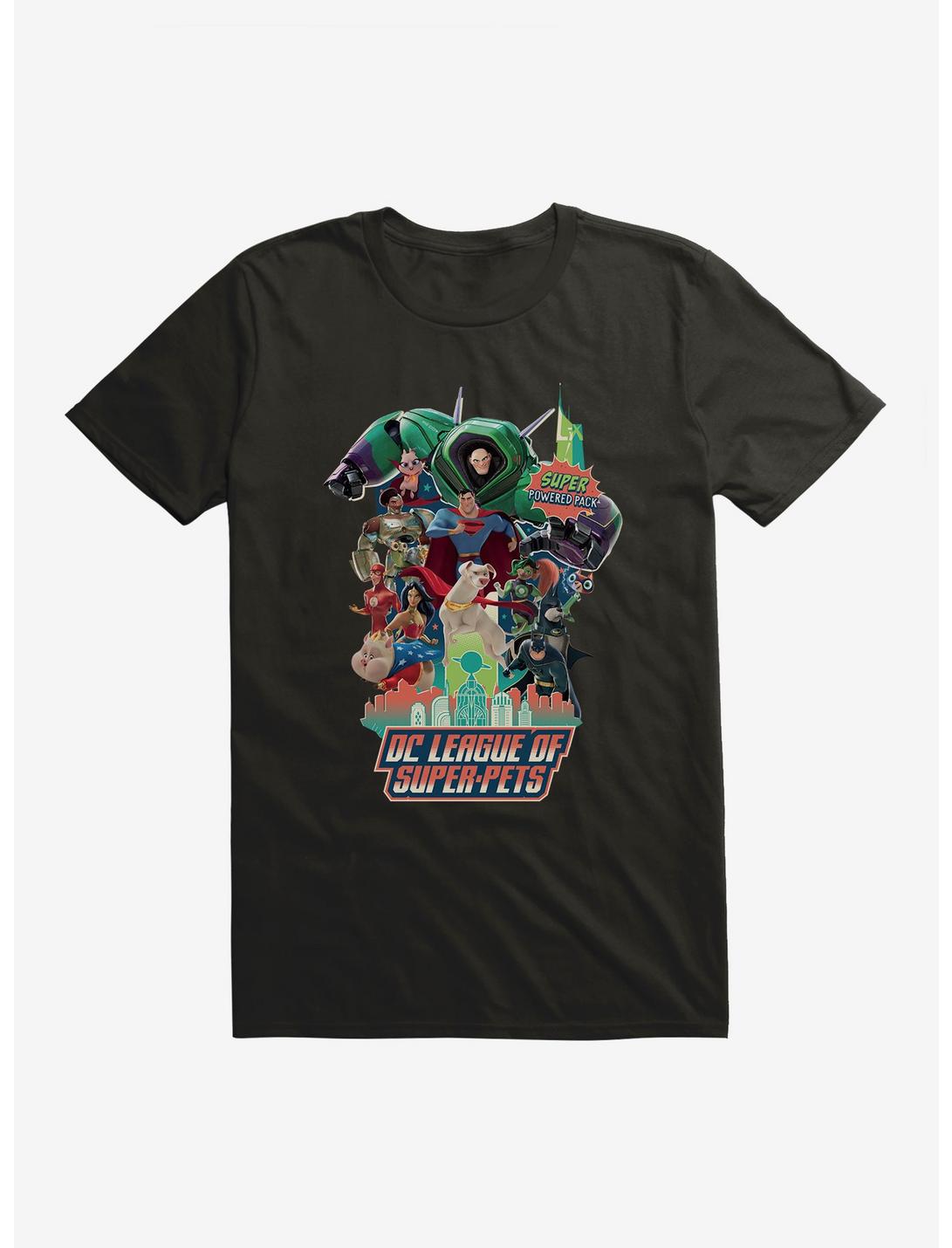 DC League of Super-Pets Super Powered Pack Comic Style T-Shirt, , hi-res