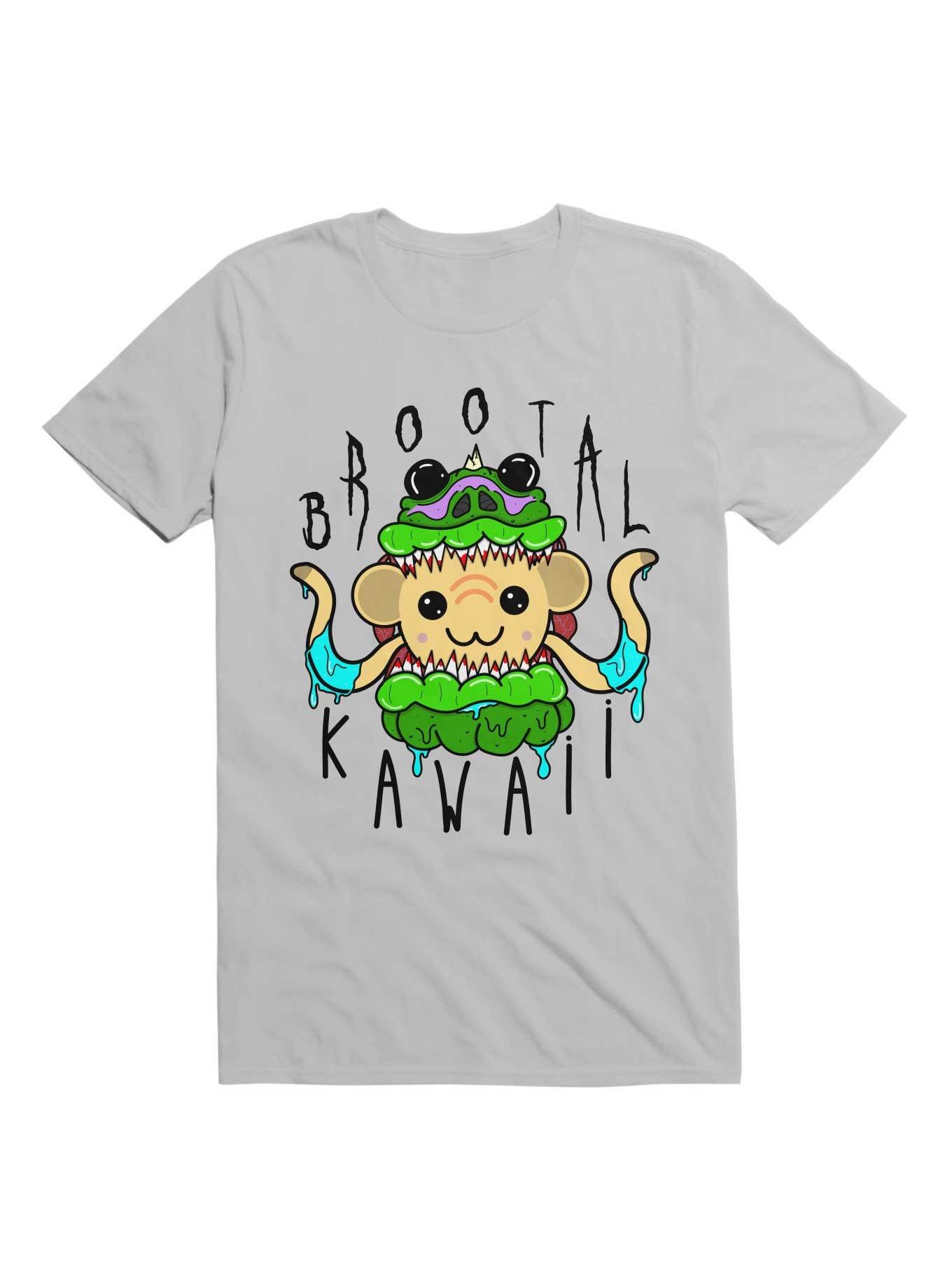 Kawaii Brootal Kawaii T-Shirt, ICE GREY, hi-res
