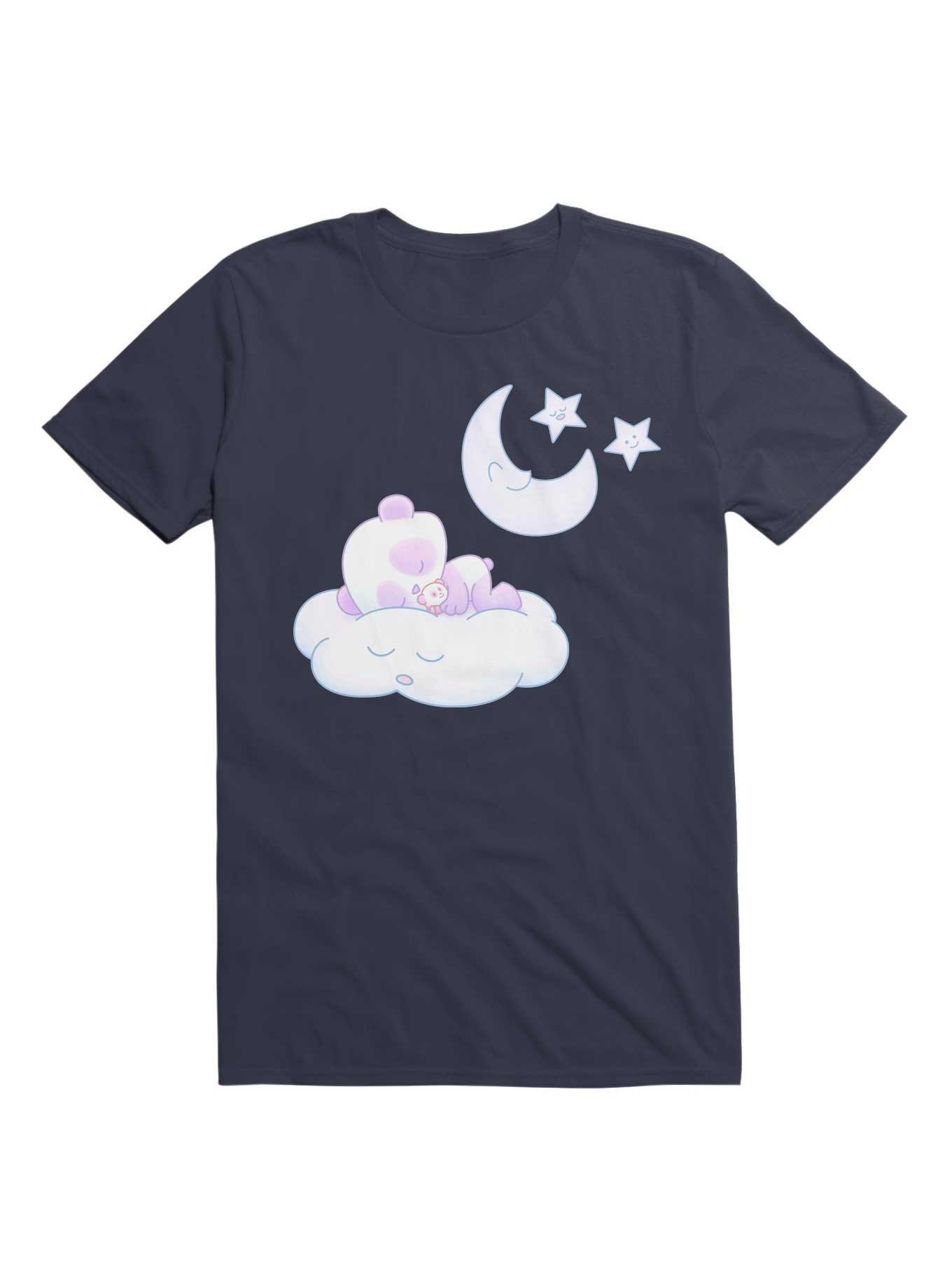 Kawaii Hush, Little Panda T-Shirt, NAVY, hi-res