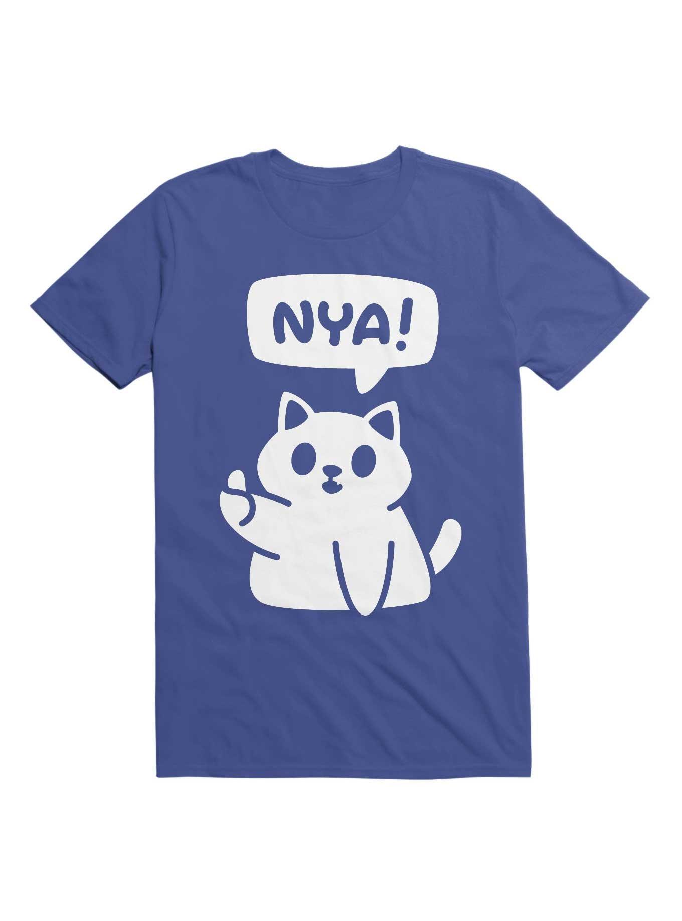 Kawaii Oke "Nya!" Cat T-Shirt, , hi-res