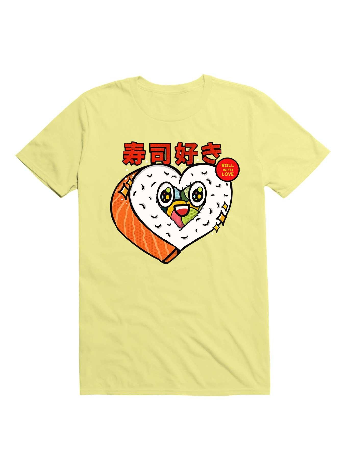 Kawaii Sushi Love T-Shirt, , hi-res