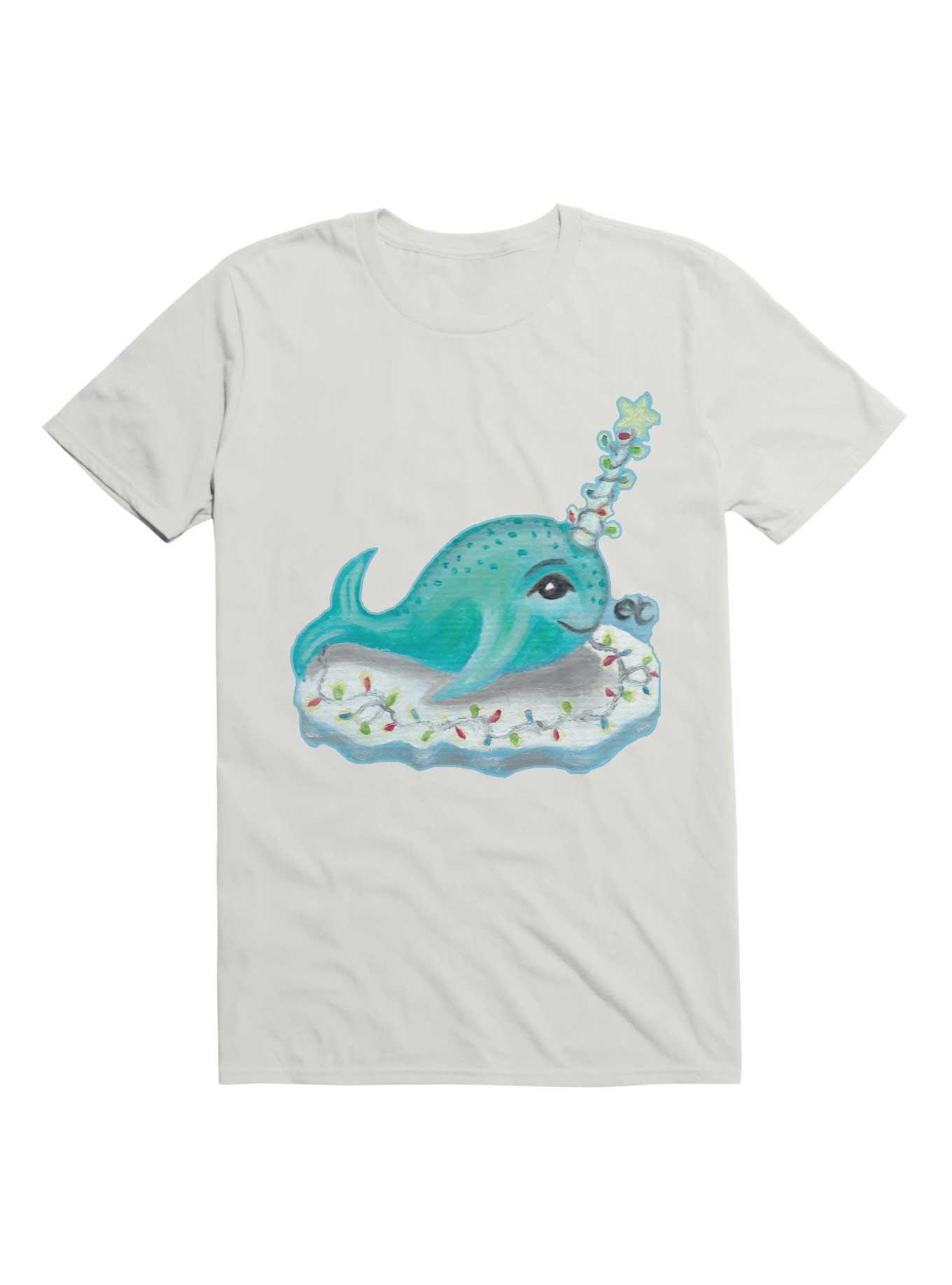 Kawaii Winter Narwhal T-Shirt, , hi-res