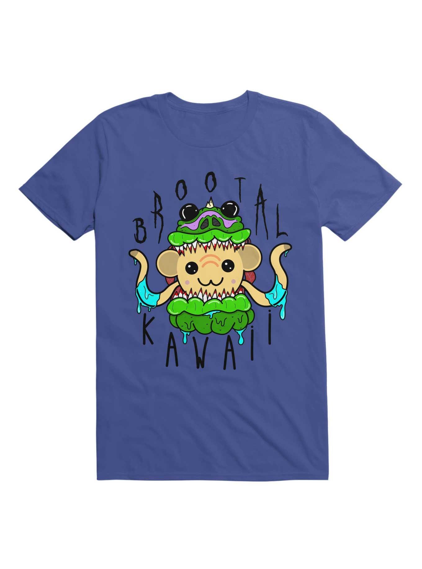 Kawaii Brootal Kawaii T-Shirt, ROYAL, hi-res