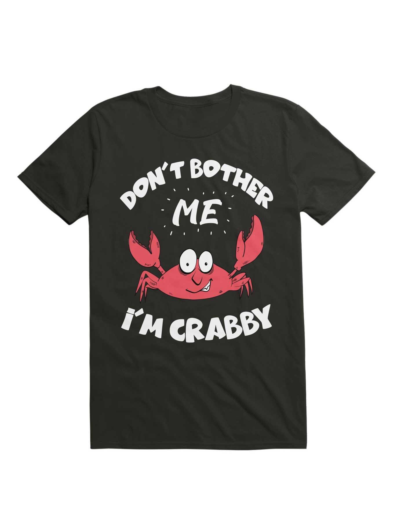 Kawaii Don't Bother Me I'm Crabby T-Shirt, , hi-res