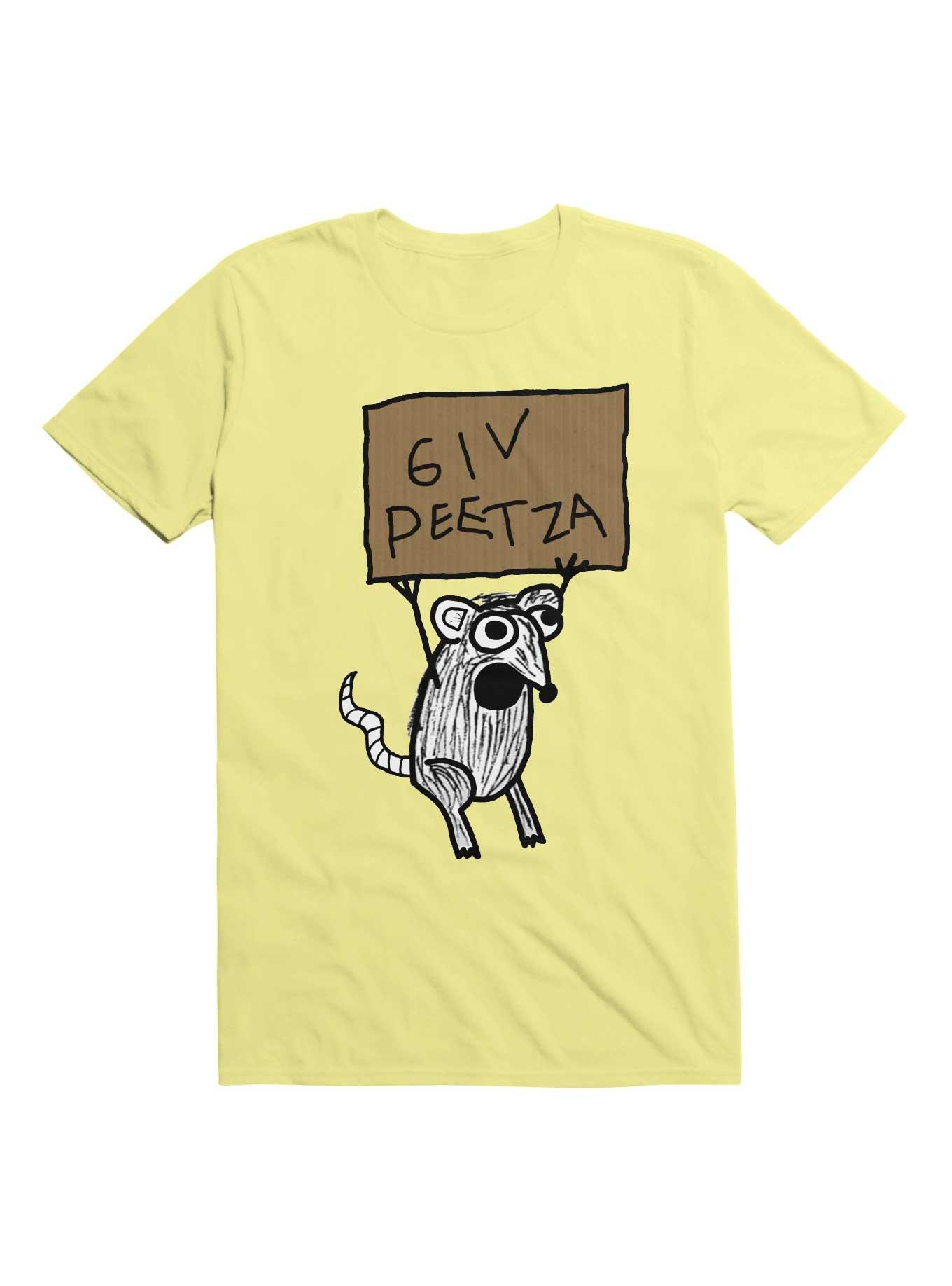 Kawaii Hungry Rat T-Shirt, CORN SILK, hi-res