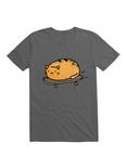 Kawaii Skateboarding Kitty Loaf T-Shirt, CHARCOAL, hi-res