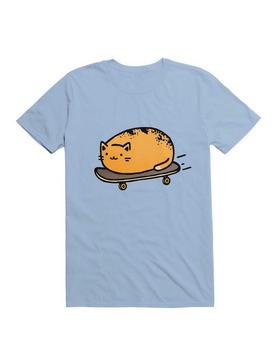 Kawaii Skateboarding Kitty Loaf T-Shirt, , hi-res