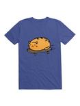 Kawaii Skateboarding Kitty Loaf T-Shirt, ROYAL, hi-res