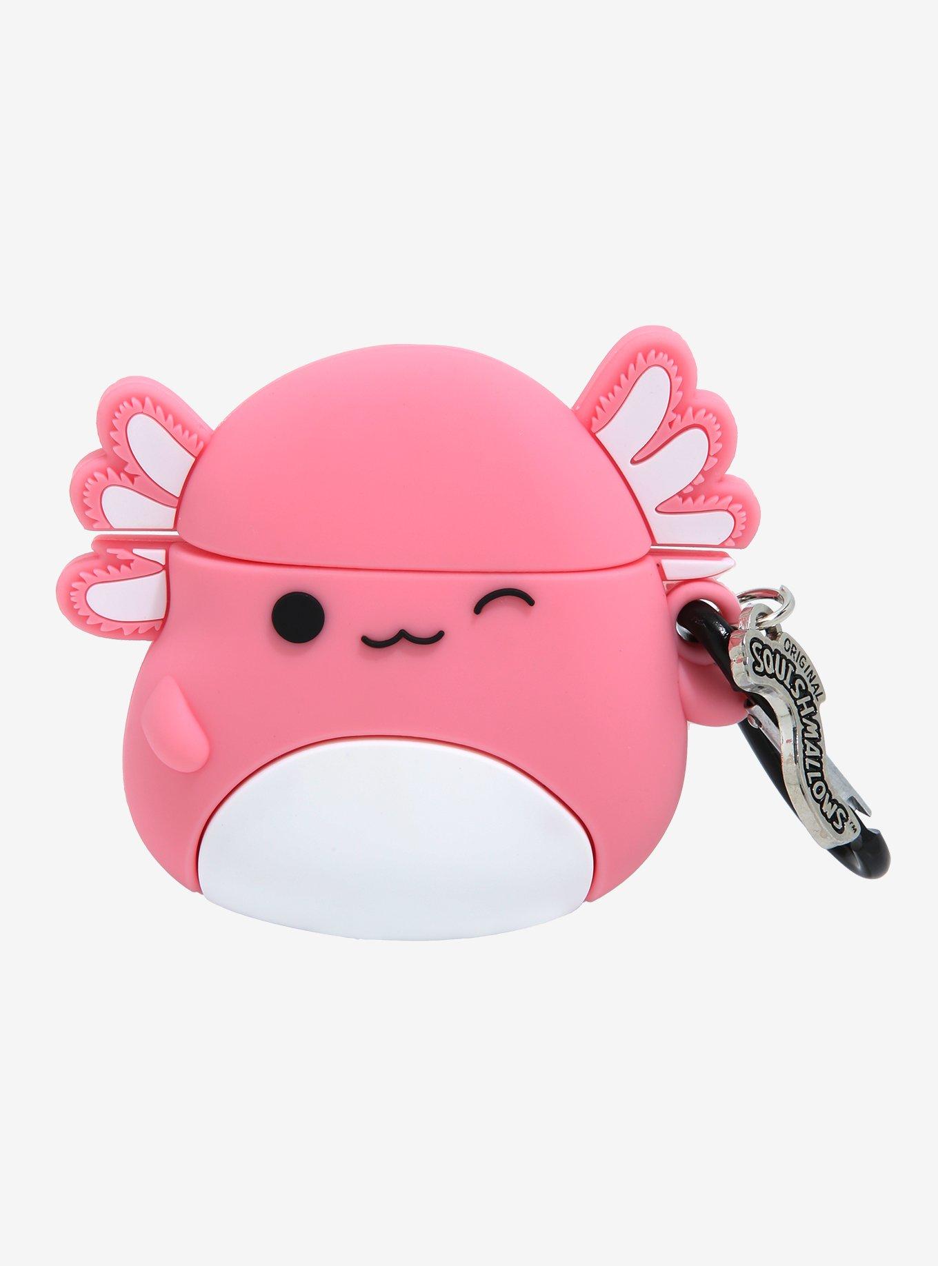 Squishmallows Archie the Pink Axolotl Figural Wireless Earbuds Case - BoxLunch Exclusive , , hi-res