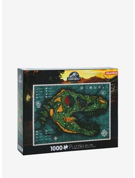 Plus Size Jurassic World T-Rex Map 1000-Piece Puzzle, , hi-res