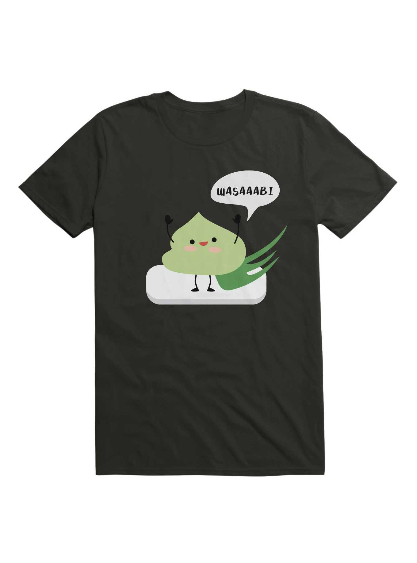Kawaii Happy Wasabi Greetings T-Shirt, , hi-res
