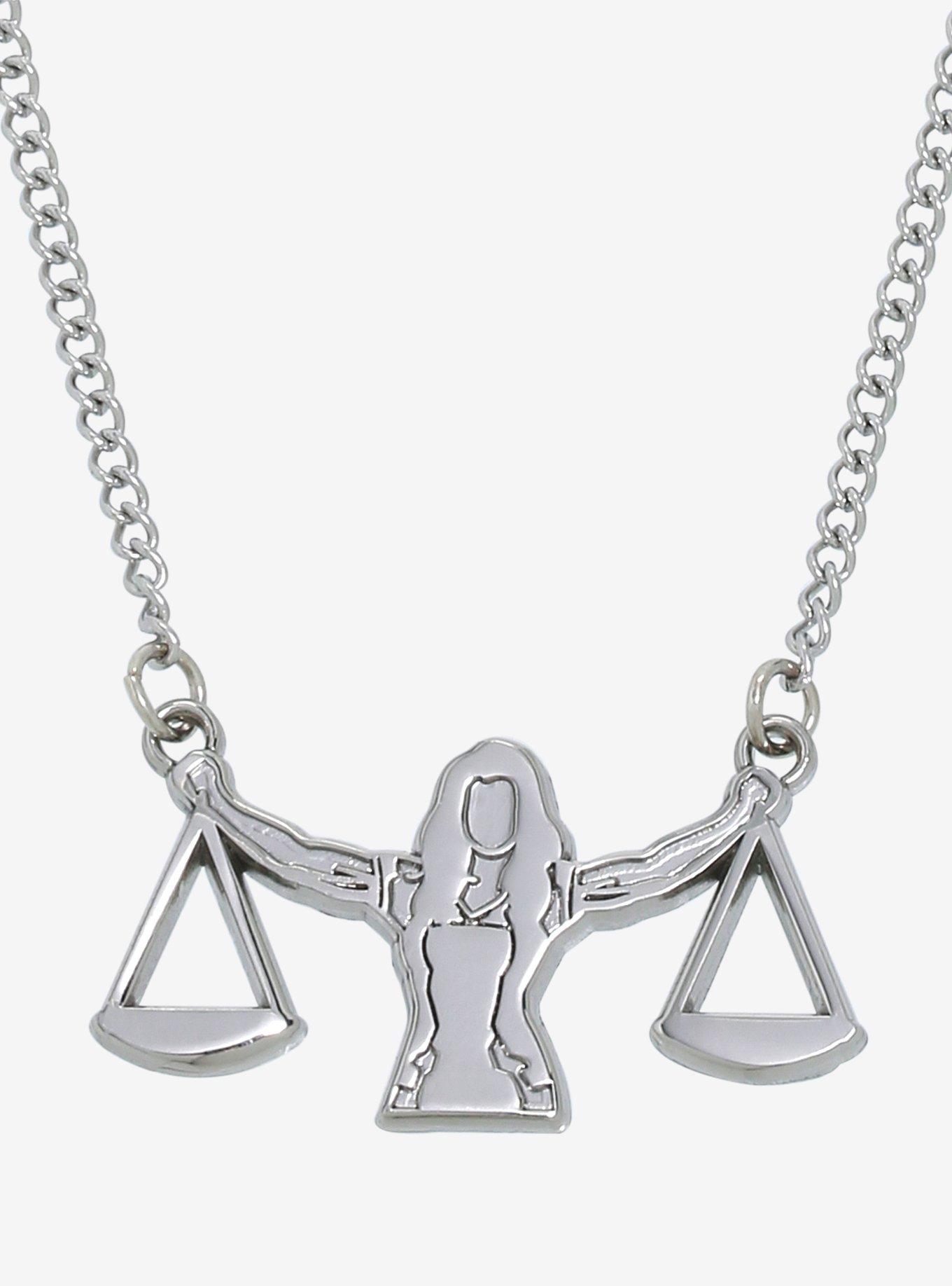 Marvel She-Hulk: Attorney At Law Justice Scale Necklace, , hi-res