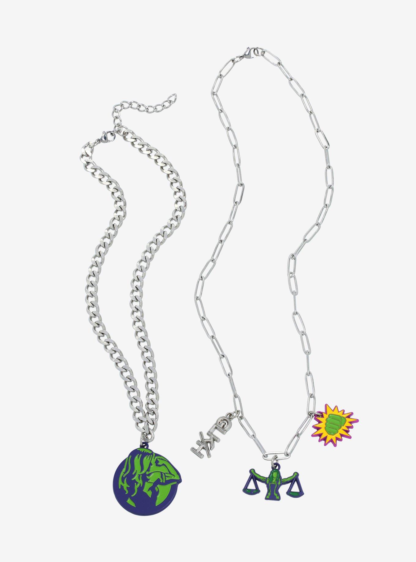 Marvel She-Hulk: Attorney At Law Icon Necklace Set, , hi-res