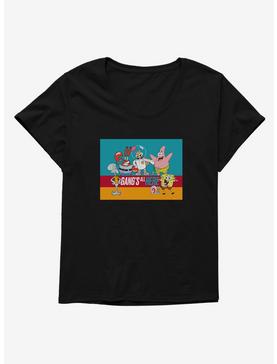 SpongeBob SquarePants Gang's All Here Womens T-Shirt Plus Size, , hi-res