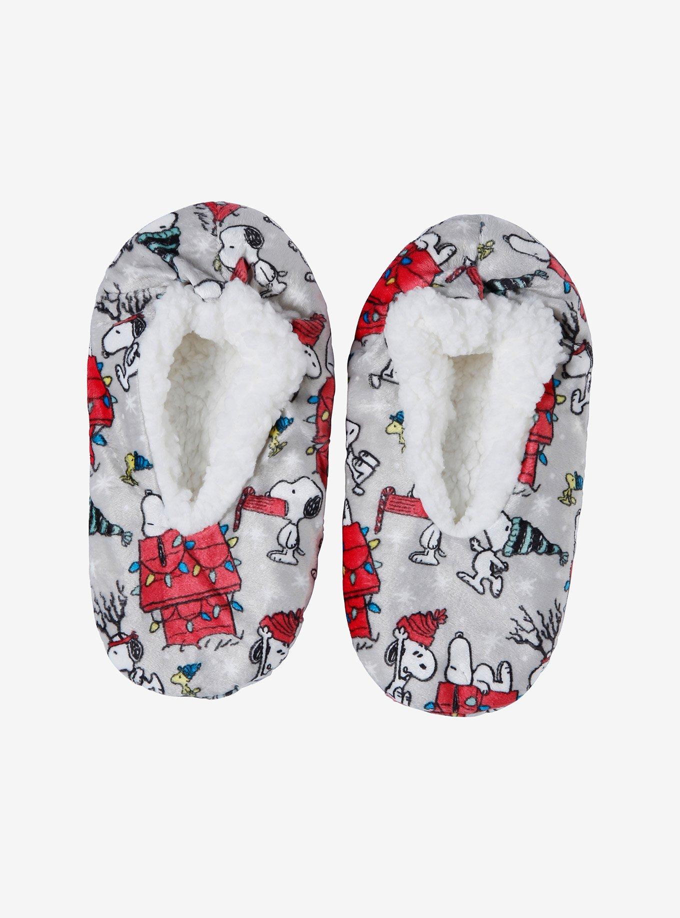 Peanuts Snoopy Christmas Cozy Slippers, , hi-res