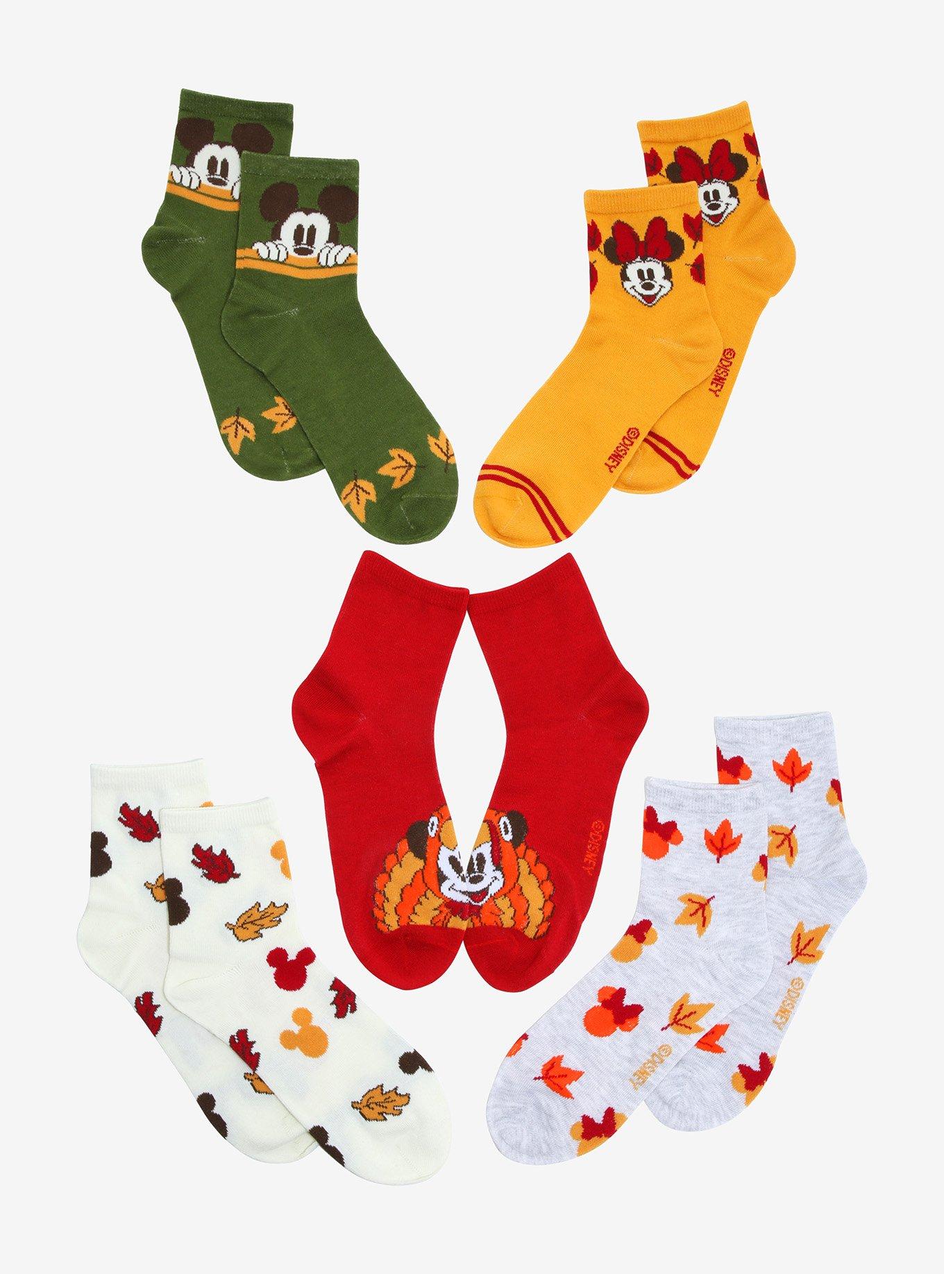 Disney Mickey Mouse Icons Crew Socks 2 Pair