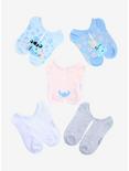 Disney Lilo & Stitch Textured No-Show Socks 5 Pair, , hi-res