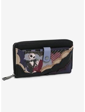 Our Universe Disney The Nightmare Before Christmas Jack & Sally Sequin Zip Wallet - BoxLunch Exclusive, , hi-res