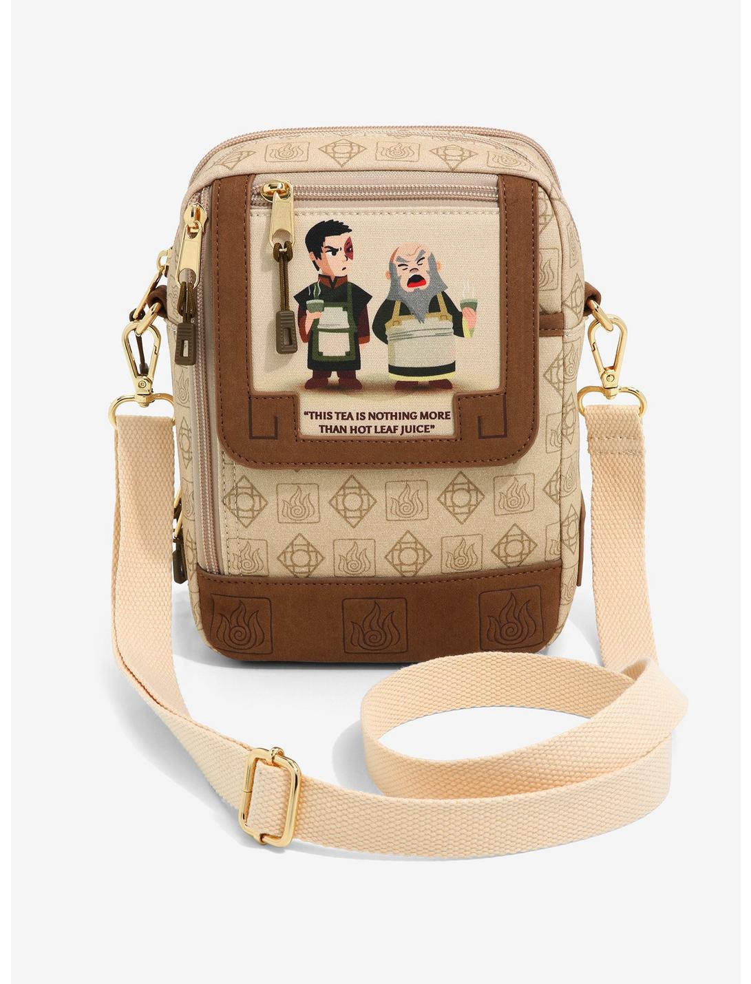 Avatar: The Last Airbender Uncle Iroh & Zuko Hot Leaf Juice Crossbody Bag - BoxLunch Exclusive, , hi-res