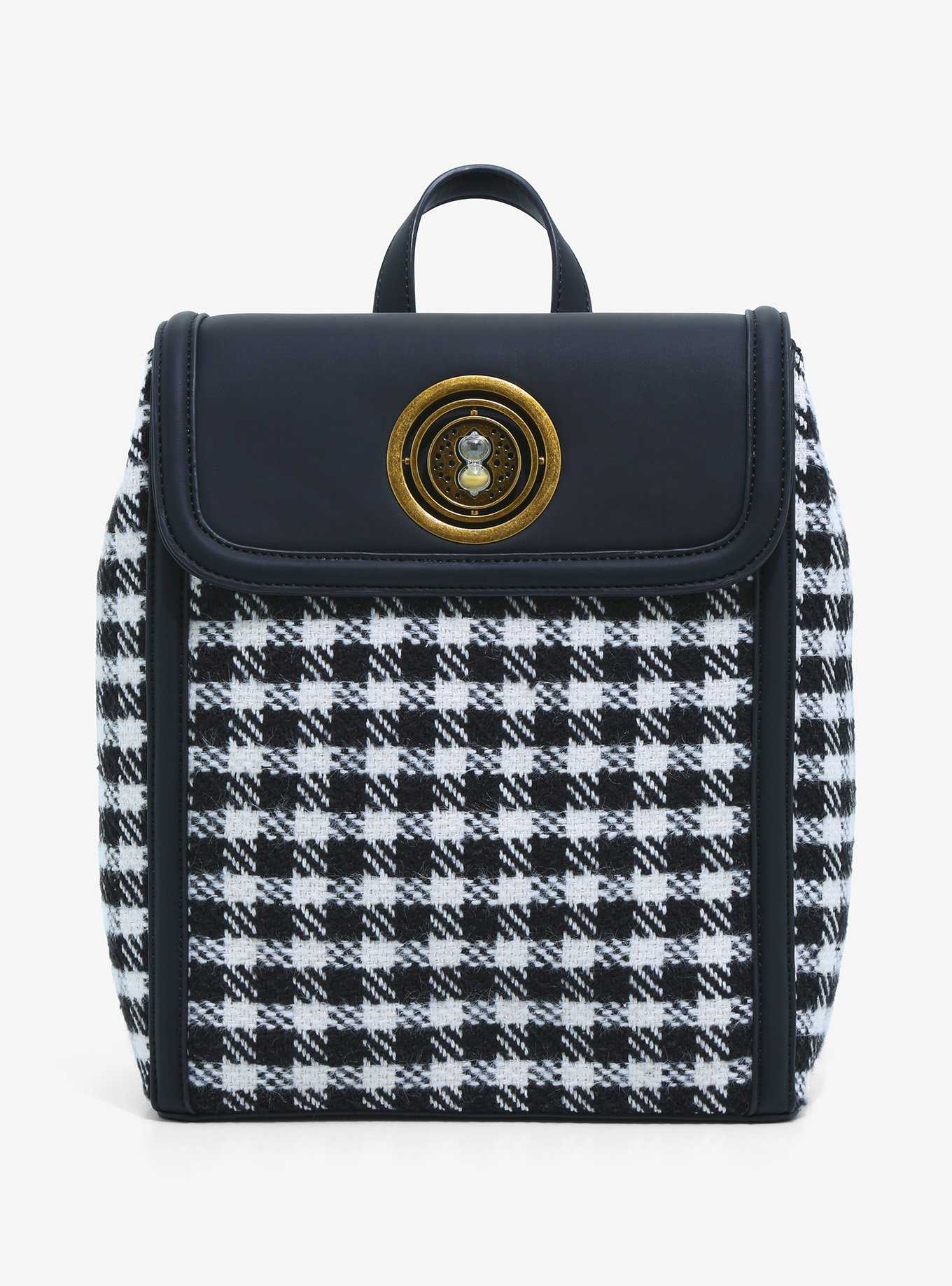 Harry Potter Time Turner Houndstooth Mini Backpack - BoxLunch Exclusive, , hi-res