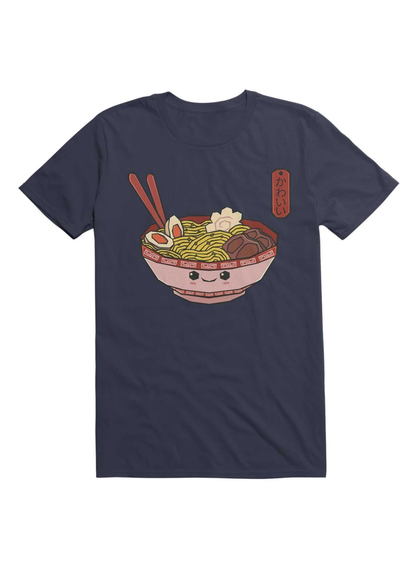 Kawaii Bowl Ramen Noodles T-Shirt, , hi-res