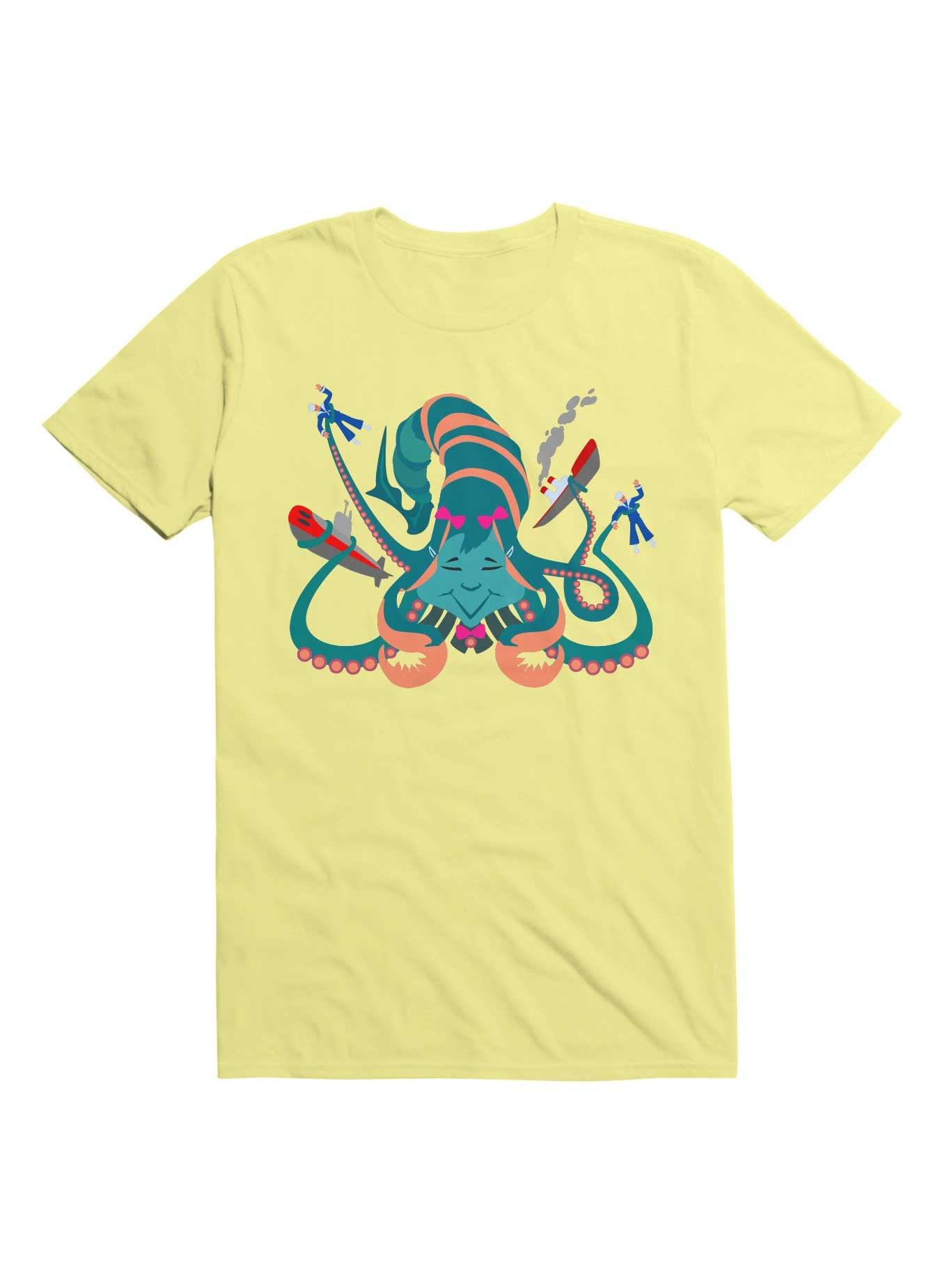 Kawaii Kraken T-Shirt, , hi-res