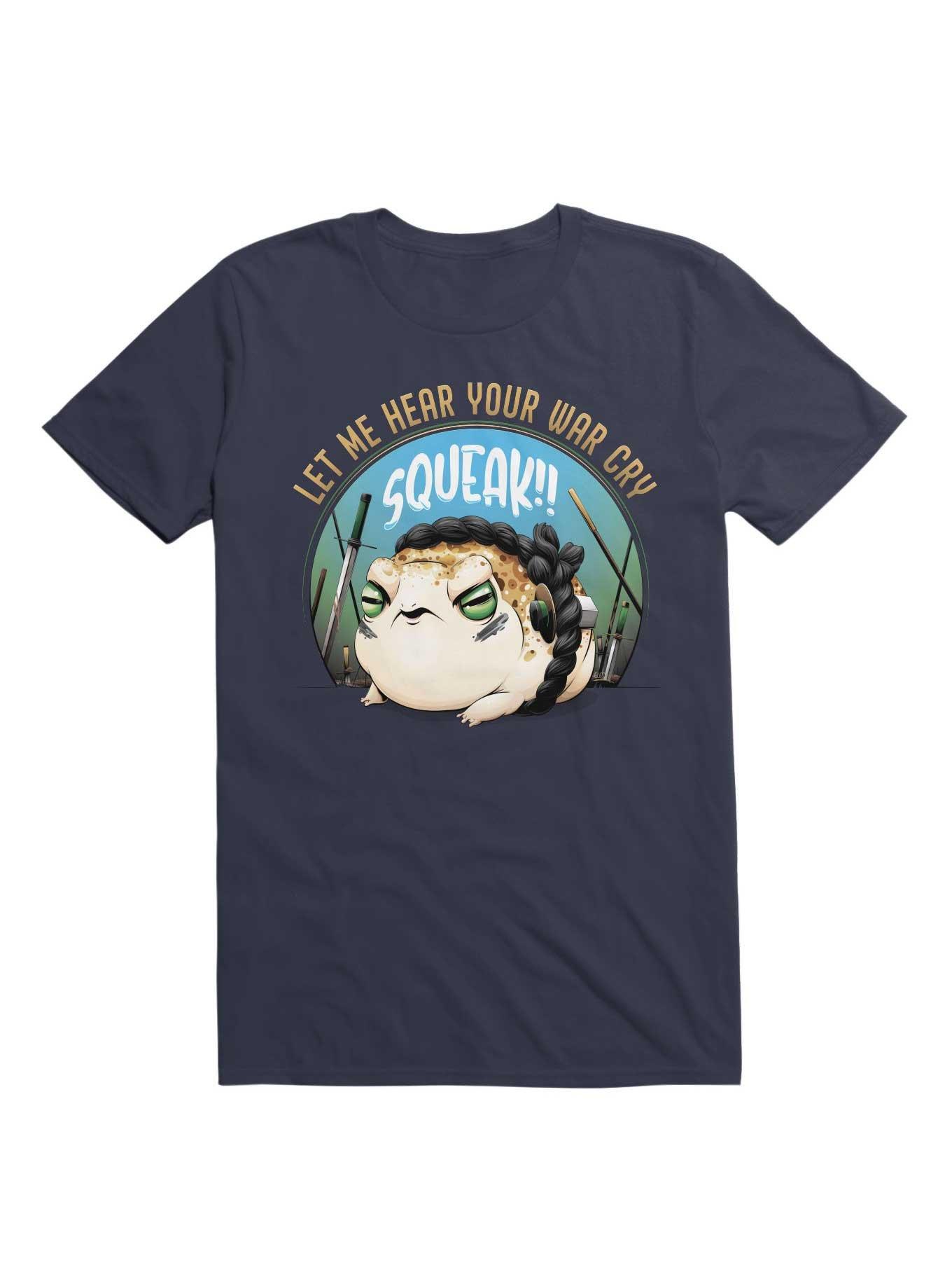 Kawaii Let Me Hear Your War Cry T-Shirt, NAVY, hi-res