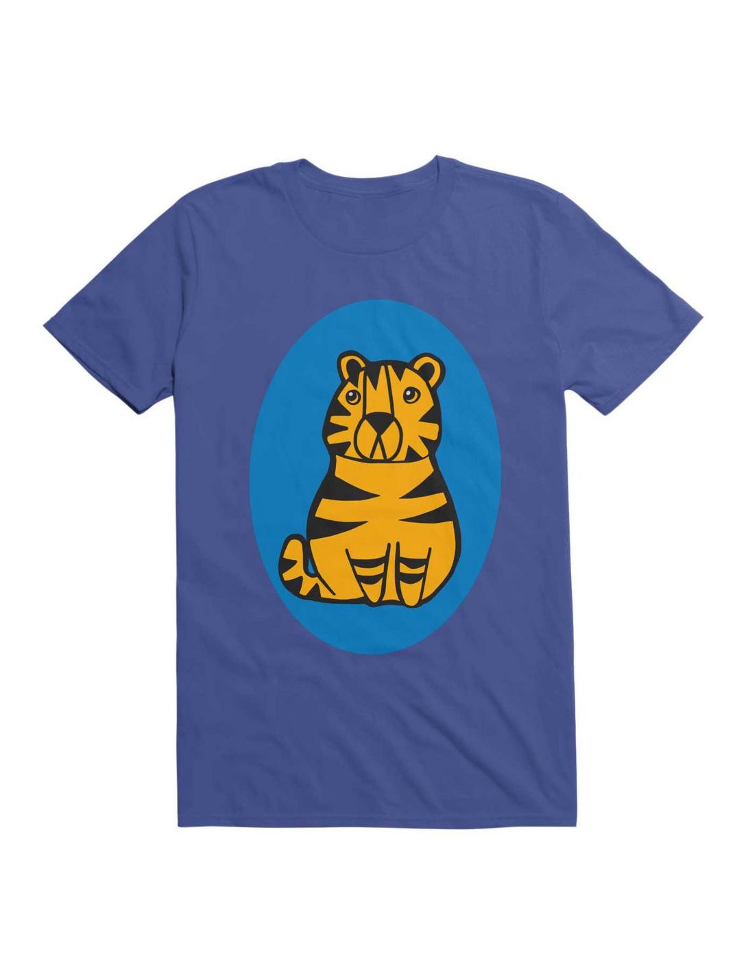 Kawaii Cute Simple Tiger Kawaii Style T-Shirt, , hi-res