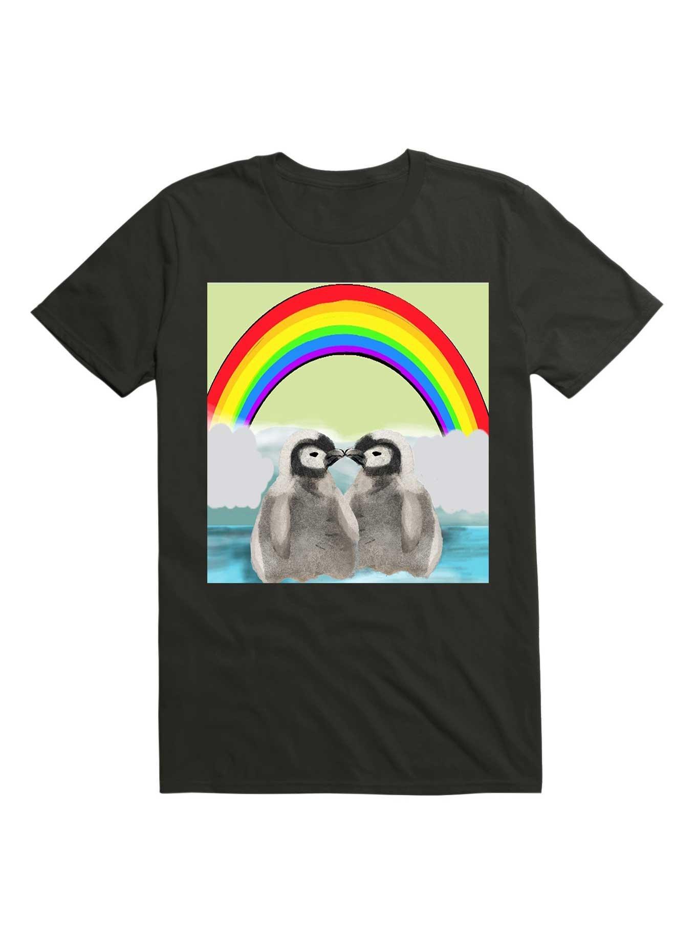 Kawaii Penguin Love T-Shirt, , hi-res