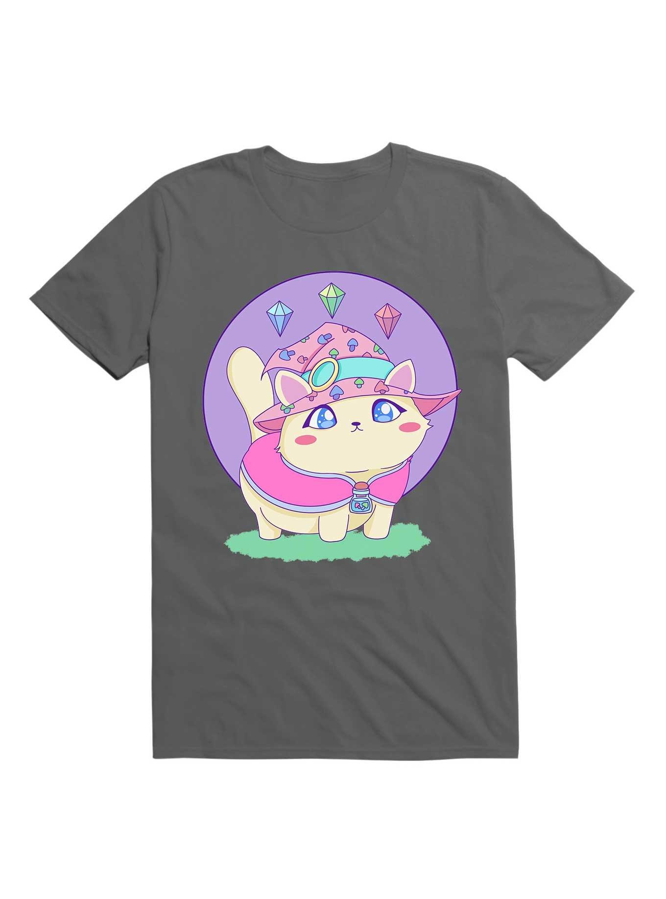 Kawaii Magical Cat T-Shirt, , hi-res