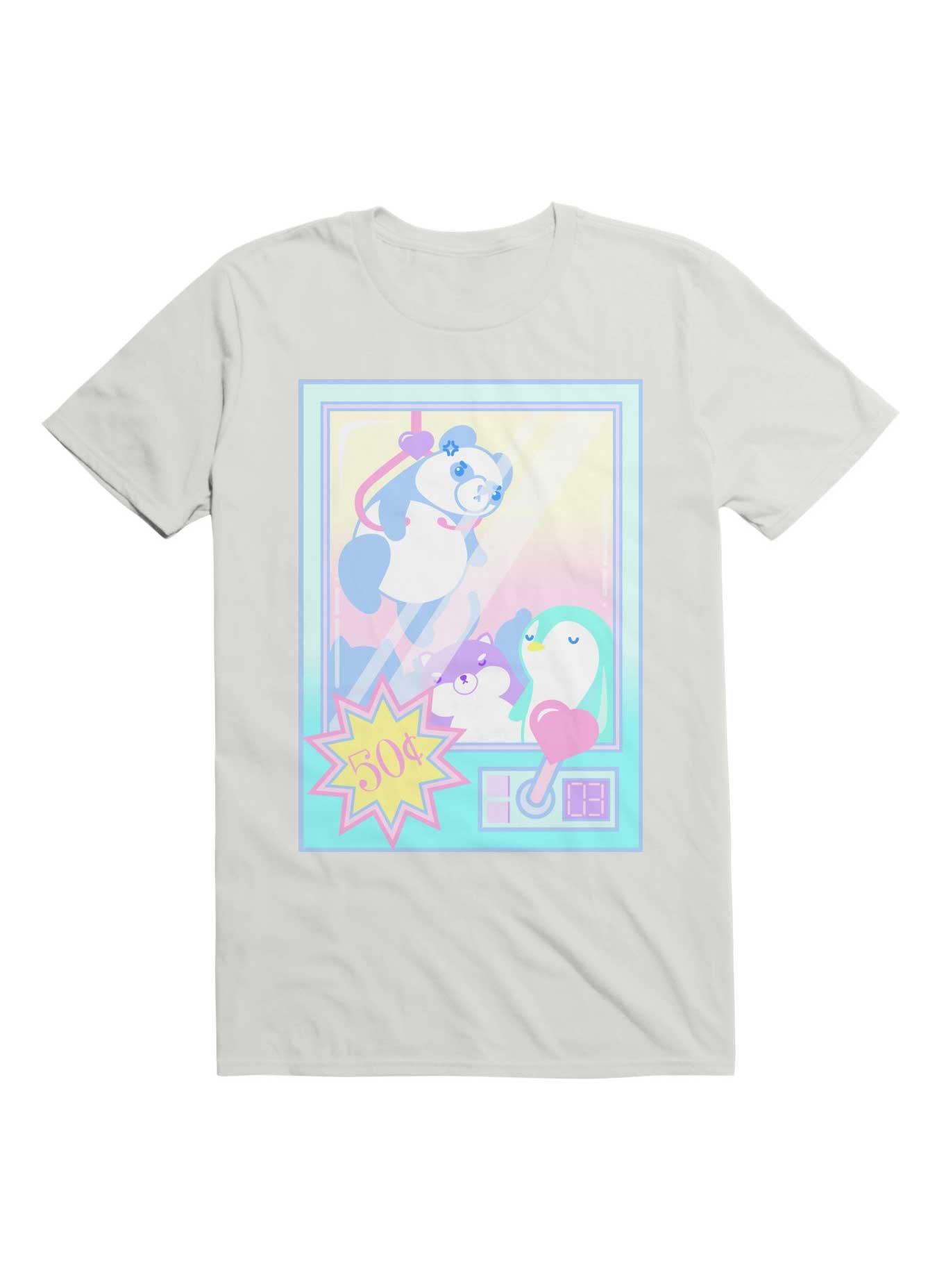 Kawaii Sleepy Surprise Claw Machine T-Shirt, , hi-res