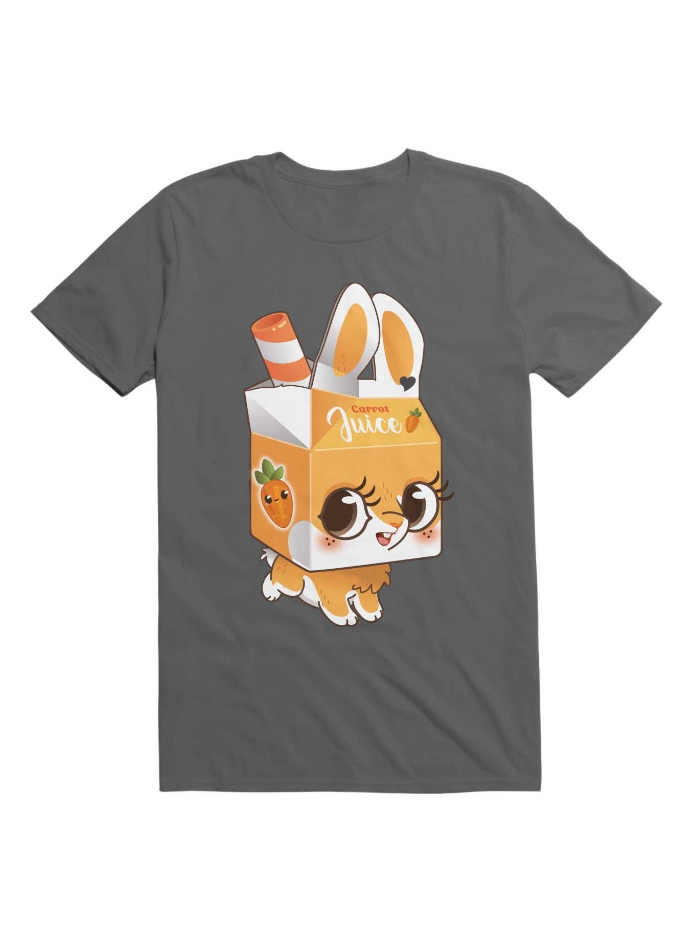 Kawaii Carrot Juice Bunny T-Shirt, , hi-res