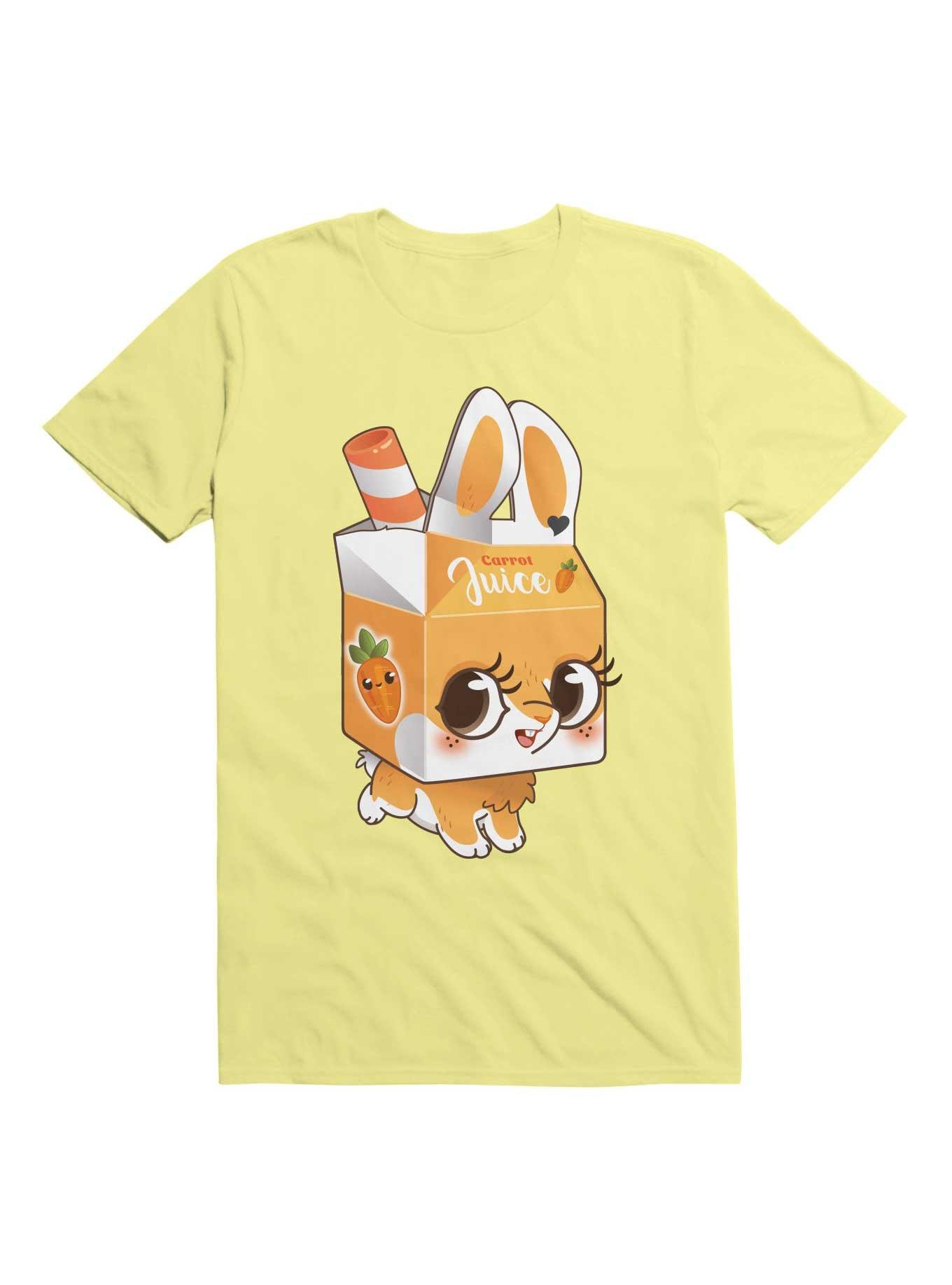 Kawaii Carrot Juice Bunny T-Shirt, , hi-res